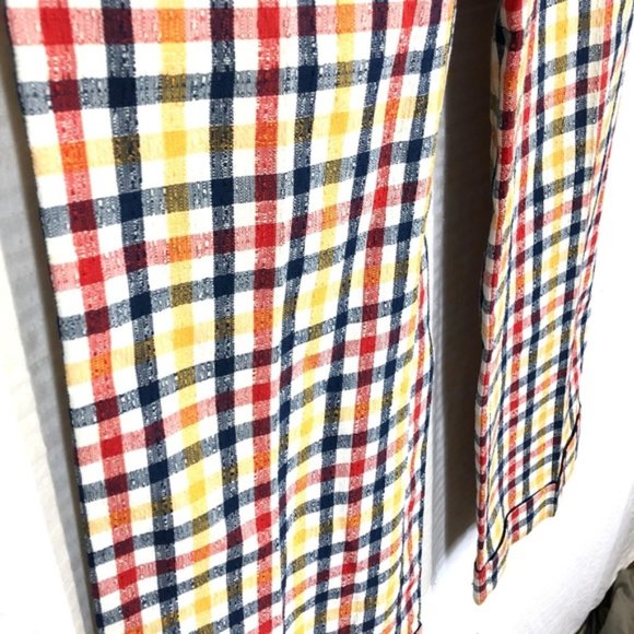 HAGGAR VINTAGE Plaid Wide Leg 70's Pants 32 x 30 - Picture 4 of 8